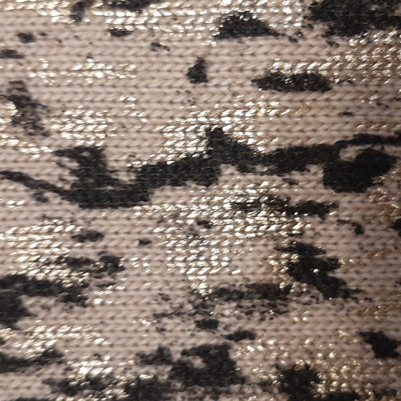 DKNYC Sweater - GUC - Black, Gold, & Tan - a little more wear under arm pits - M - Picture 10 of 12